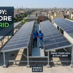 15kW hybrid solar installation on a DHA Lahore rooftop using Jinko N-Type panels and Solis inverter.